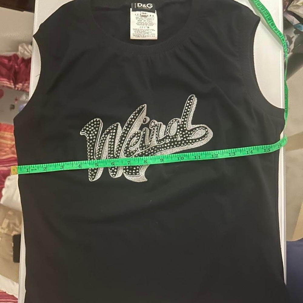 Dolce & Gabbana Vintage Black "Weird" Tank - Picture 5 of 5